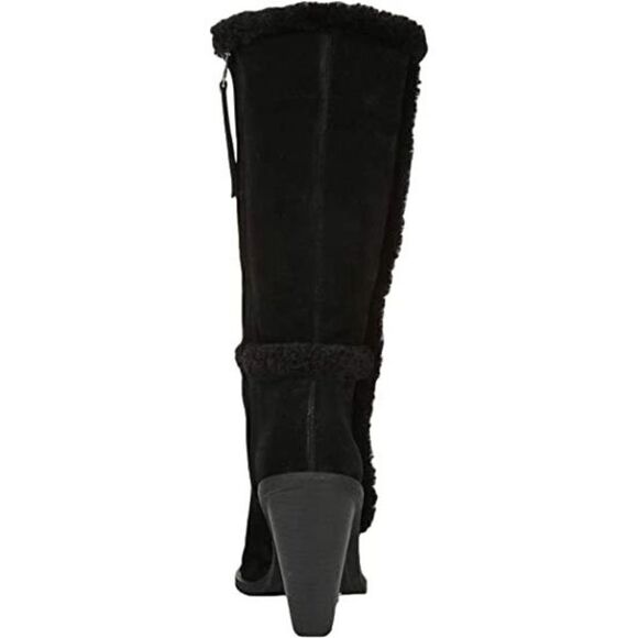 Sam Edelman Ilsa Faux Fur Trim Block Heel Boot Sz 9.5 NWOT - Picture 2 of 14